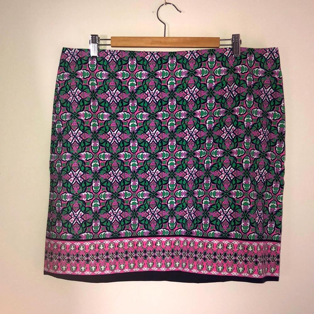 NWT Patterned Talbots Skirt